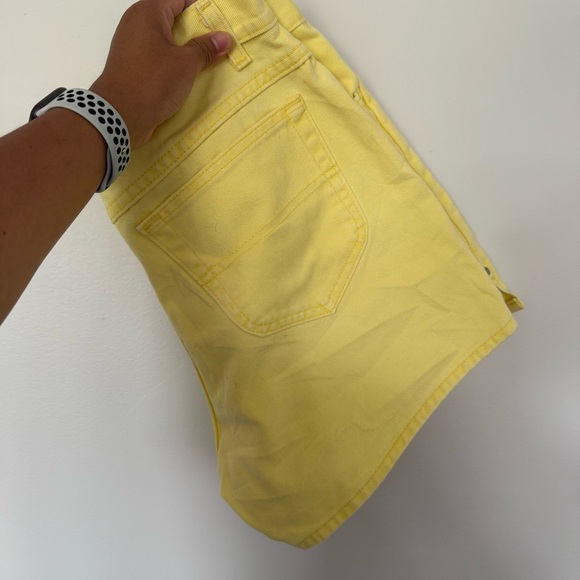 Vintage Riders Yellow Jean Shorts Lightweight Denim - Picture 11 of 11